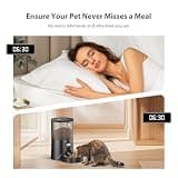 PETULTRA 4L Programmable Timed Automatic Cat Food Dispenser with Lock