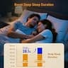 Glendan 3-Inch Dual Firmness Flippable Foam Mattress Topper, Queen Size