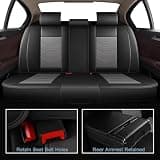RAWAKORW Custom Fit All-Weather Faux Leather Full Seat Kit for Frontier