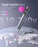 Jack & Rose 2-in-1 Dual-Voltage Travel Garment Steamer and Iron, 1000W Power