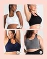 SHAPERMINT High Support Plus Size Sports Bra