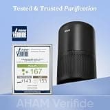 Levoit Core 300-P True HEPA Air Purifier for Medium Rooms (Black Edition)