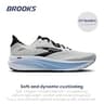 Brooks Men’s Ghost 18 Neutral Running Shoe with DNA LOFT v3 Cushioning