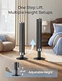 DREO Smart Adjustable Height Tower Fan with Voice Control and DC Motor