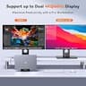 TobenONE 18-in-2 MacBook Docking Station Stand with Dual 4K Display Support
