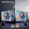 Alvar Upgraded Smart Projector with Built-In Netflix and WiFi 6