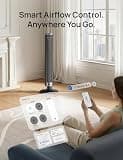 DREO Smart Adjustable Height Tower Fan with Voice Control and DC Motor
