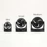 Iris USA Woozoo Compact Oscillating Desk Air Circulator Fan for Bedrooms