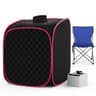 FniOk Entry-Level Portable Home Steam Sauna with 2.6L Steam Generator