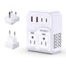 TREVOLTY 2000W Adapter and 1200W Voltage Converter with 20W PD Fast Charge
