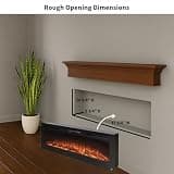 Touchstone Sideline 60-Inch Smart Electric Fireplace with Wi-Fi Control