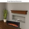Touchstone Sideline 60-Inch Smart Electric Fireplace with Wi-Fi Control