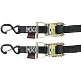 Extreme Max 5600.3204 Deluxe Motorcycle Wheel Chock and Tie-Down Strap Kit