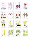 3D Printing Drawing Book with 40 Reusable Colorful Thick Paper Templates