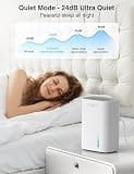 CLEVAST 30oz Small Ultra-Quiet Semiconductor Dehumidifier for Enclosed Spaces