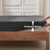 BEDLORE Soft Microfiber 100% Waterproof Queen Size Mattress Protector