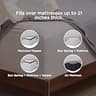 Bedsure GentleSoft Breathable Twin XL Sheet Set with 21-Inch Extra-Deep Pockets