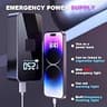 14.8V 8000A Peak Portable Car Battery Jump Starter Power Bank with Air Compressor