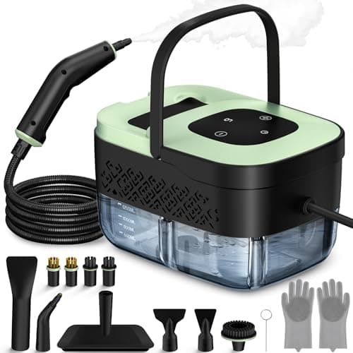 WSRYYCC 1500W Portable Steam Cleaner with 6-Level Touch Control Interface