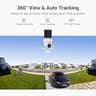ANSQUE 2K Solar Wireless Outdoor Security 4-Camera System with Homebase Extender