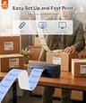 Rongta RP425 Bluetooth Thermal Shipping Label Printer with Auto Identification