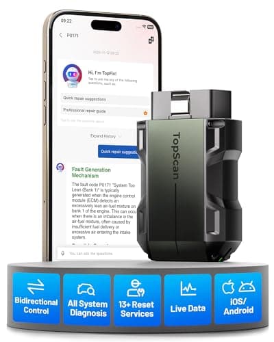 TOPDON TopScan Pro Bluetooth Wireless Bidirectional OBD2 Diagnostic Scanner