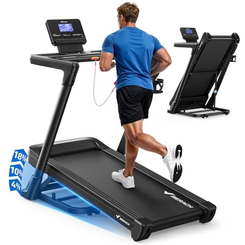 MERACH 18% Auto Incline Treadmill with 8.7 MPH Top Speed & 3.5 HP Motor