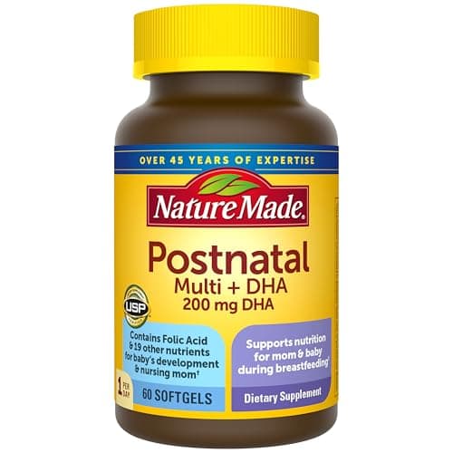 Nature Made Postnatal Multivitamin Plus 200mg DHA for Nursing Mothers