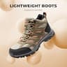 NORTIV 8 Waterproof Suede Leather Hiking Boot with MDT High-Traction Outsole