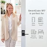 Kwikset SmartCode 917 Electronic Keypad Lever Lock with SmartKey Security