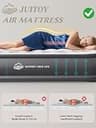 JUITOY 18-Inch Twin Air Mattress with Rechargeable Built-In Cordless Pump