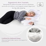 Wife Pillow Down Alternative Side Sleeper Pillow with Arm Hole Tunnel