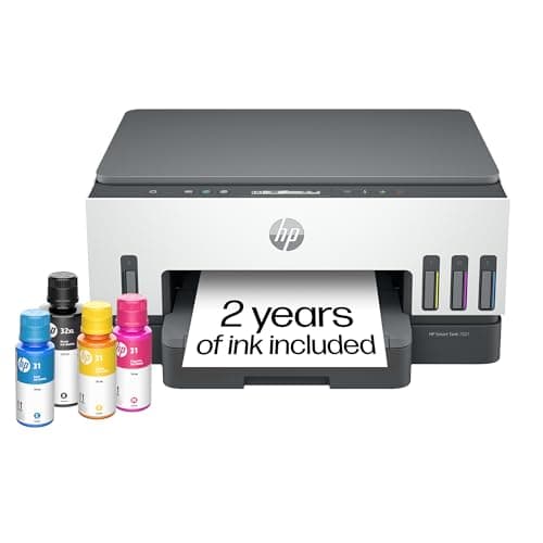 HP Smart Tank 7001 Wireless All-in-One Ink Tank Printer with 250-Sheet Tray