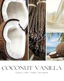 AOOVOO Coconut Vanilla Scented 100% Pure Soy Wax Candle for Home, 9 Ounces