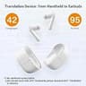 Timekettle M3 3-in-1 Wireless Translation Earbuds, 13 Offline Languages