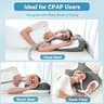 Elviros Cervical CPAP Memory Foam Pillow with Adjustable Height & Spine Support