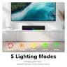 Rythflo 16-Inch 60W Compact Soundbar with Dynamic RGB Lighting Effects