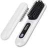 NUMOYA Go Brush Pro Portable Cordless Hair Straightener Brush White