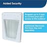 PetSafe Electronic Pet Door, Medium/Large Profile with Waterproof Collar Key