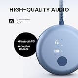 Avantree SoundJet R1 aptX Adaptive Bluetooth Airplane Adapter for In-Flight Entertainment