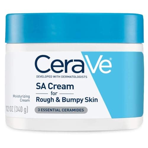 CeraVe SA Moisturizing Cream with Salicylic Acid, Lactic Acid, and Essential Ceramides