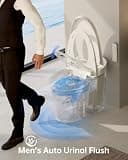 EPLO E18MAX Elongated Smart Toilet with Auto Open/Close and Men's Flush