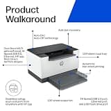 HP LaserJet M209dw Compact Monochrome Laser Printer with Automatic Two-Sided Printing