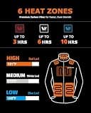 Venustas Women's Lightweight Puffer Heated Jacket with Graphene Lining
