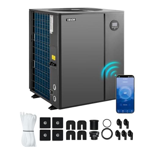 VEVOR 104,790 BTU High-Efficiency Full DC Inverter In-Ground Pool Heat Pump