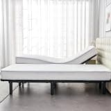 Breathable Bamboo Viscose Cooling Split King Mattress Protector (2-Pack)