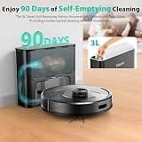 Tikom L8000 Plus Robot Vacuum and Mop Combo with 90-Day Self-Empty Station