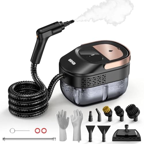ODSD Multi-Purpose Portable 1.6L Steam Cleaner with 3-Level Output Adjust
