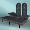 iDealBed 4i Custom True Split Queen Adjustable Bed Base with 19-Button Wireless Remote