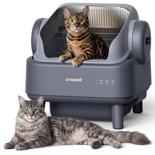 oneisall Ease S1 Open-Top Automatic Cat Litter Box for Large and Multiple Cats